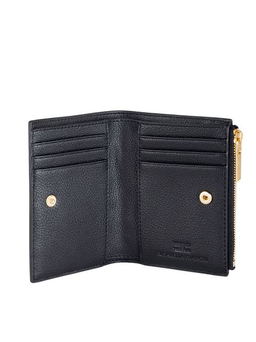 Portafoglio nero in similpelle Elisabetta Franchi | PF61A56E2110